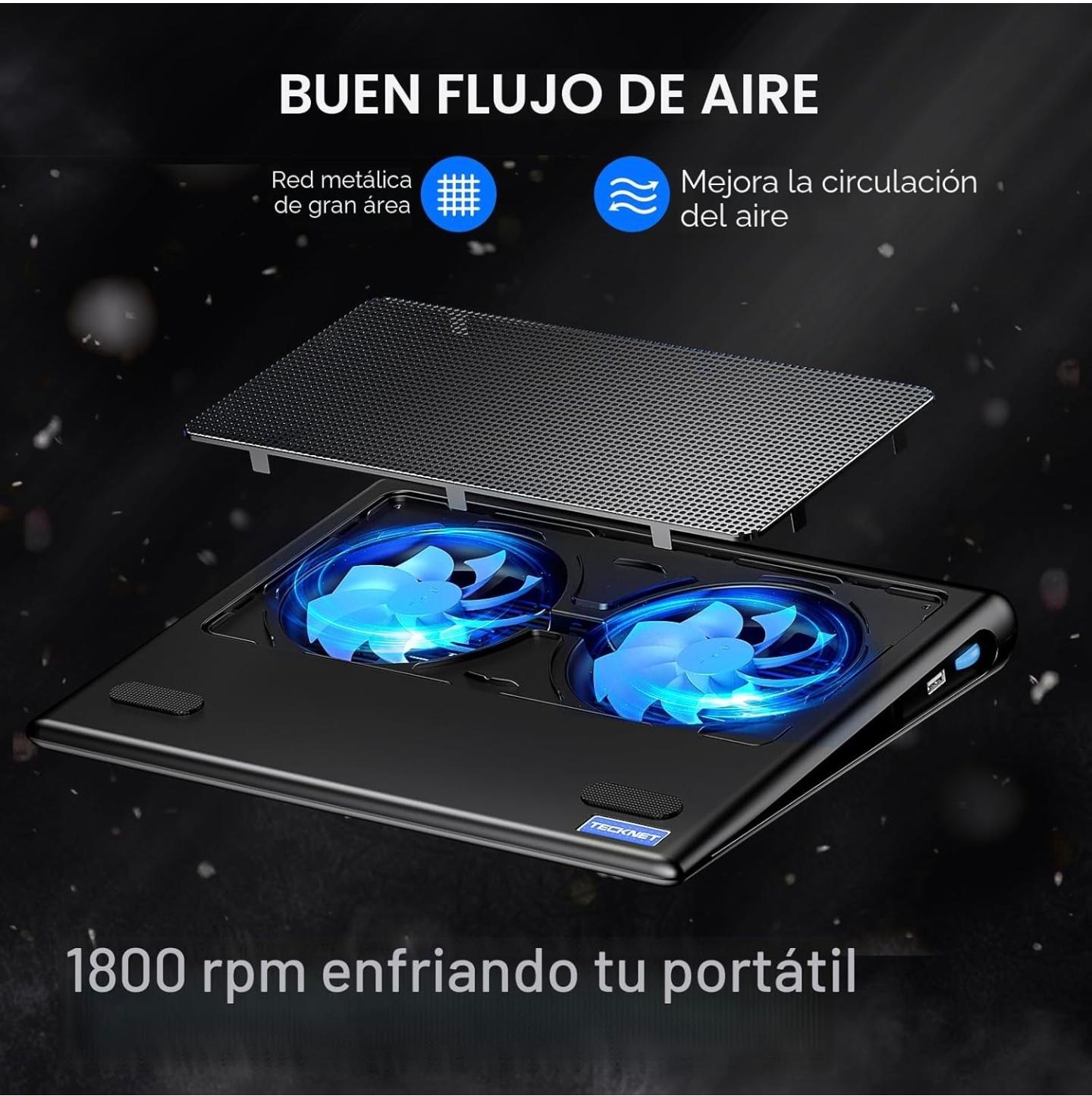 Base de enfriamiento para laptop