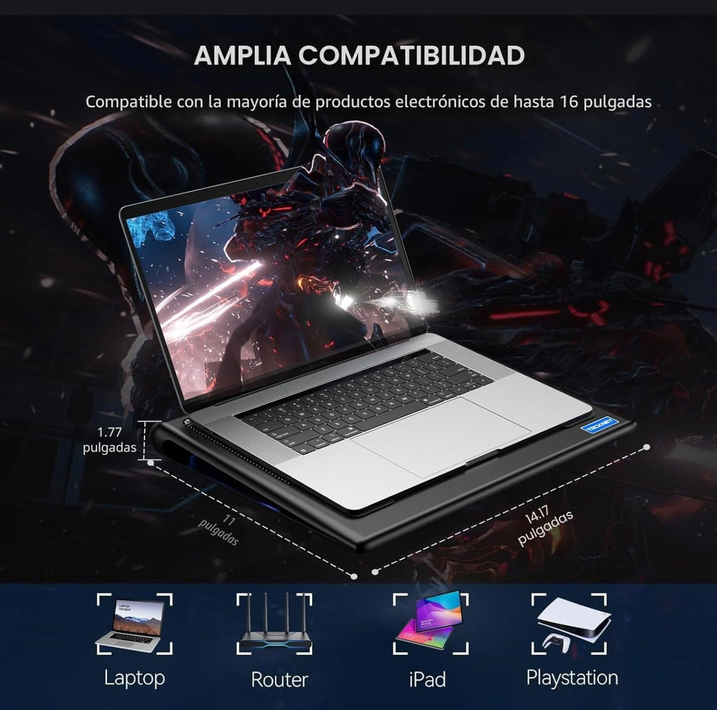Base de enfriamiento para laptop