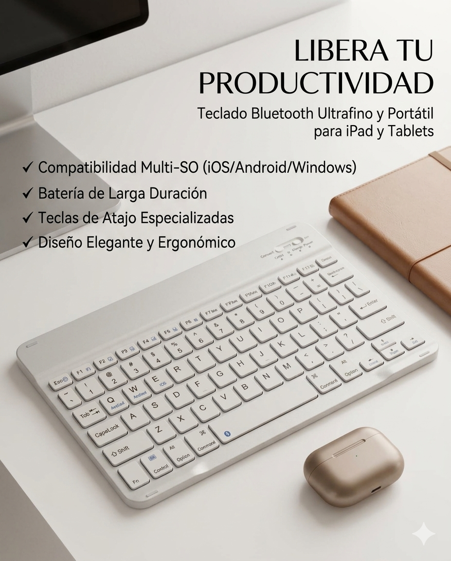 Teclado ultradelgado 10"